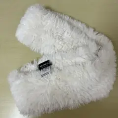 コムサ　マフラー　白　未使用