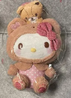 ハローキティ いちご新聞645号コラボレーション ペアぬいぐるみ