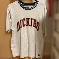DICKIES グレー Tシャツ ロゴ入り