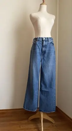 NEEDBY hertege Luna 80's blue denimWIDEのサムネイル