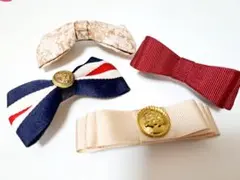 リボンバレッタセット 4個入り