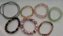 Glass bijoux by Biemme ガラスビーズブレスレット4点セット - メルカリ