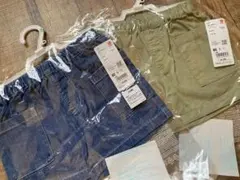 【新品/未開封】UNIQLOユニクロイージーショートパンツ80㎝2枚
