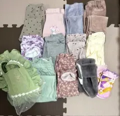 子ども服 ボトム・その他　女の子 冬服 秋服 100cm 14点 まとめ売り