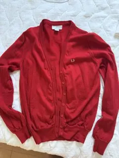 FRED PERRY カーディガン レッドのサムネイル