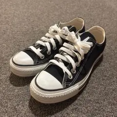 CONVERSE ALL STARブラック ローカット スニーカー