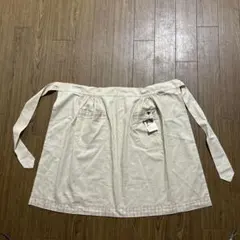 新品　サロンジェ　ギャルソンエプロン　フクロウ　日本製　ベージュ　不苦労のサムネイル
