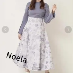Noela 、フラワージャガードフレアスカートのサムネイル
