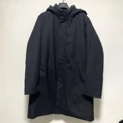 【スレあり！】ユニクロ ハイブリッドダウンコート メンズ Ｌブラック　黒