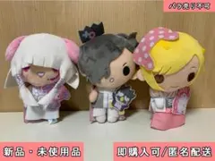 【新品・未使用品】 新天地開闢集団 ジグザグ × サンリオ ぬいぐるみ3種類 ①