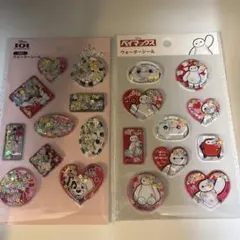 ベイマックス & 101匹わんちゃん ウォーターシール 2シートセット