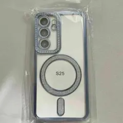 【新品未使用】GalaxyS25用☆ソフトケース　ブルー