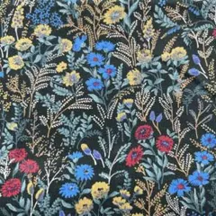 ★はぎれ★【コットンこばやし】コーデュロイ 幅110×33cm フラワーガーデン