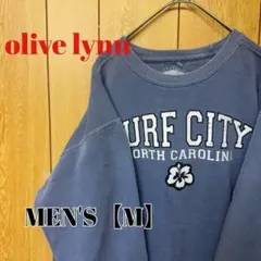 TR20【US輸入】olivelynn　スウェット【メンズМ】ブルー系