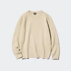 UNIQLO　ミラノリブセーター　XL　ベージュ