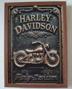 ハーレーダビットソンHarleyDavidson ポスターフレーム付き壁掛け⑧