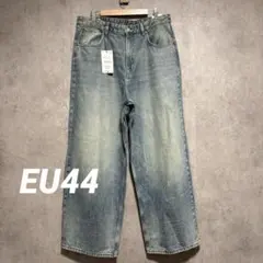 ZARA ダメージ加工バギーフィットデニムパンツ EU44のサムネイル