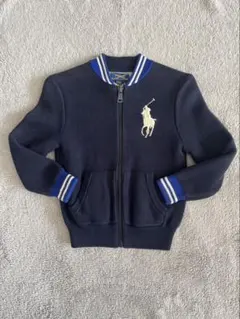 ラルフローレン　ジップアップセーター　キッズ