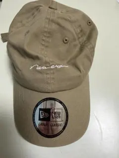 NEW ERA ベージュキャップ フリーサイズ　カジュアルクラシック