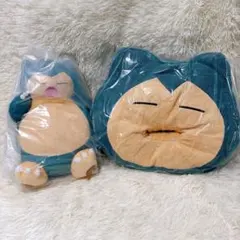 カビゴンのあくび　ティッシュケース　ぬいぐるみ　セット