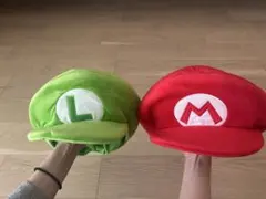 マリオとルイージの帽子セット
