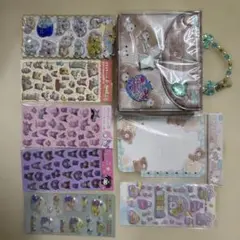 シール帳　鍵付き　ボンボンドロップシール　サンリオ　クロミ　ウォーターシール