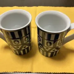 ダンスク:アラベスクのマグカップ2個セット