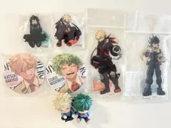 緑谷出久　爆豪勝己　ジャンプGIGA 缶バッチ　アクリルスタンド　肩ズン