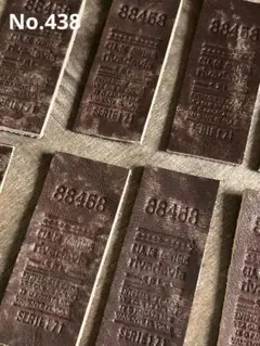 vintage加工レザータグ　チケット　No.438