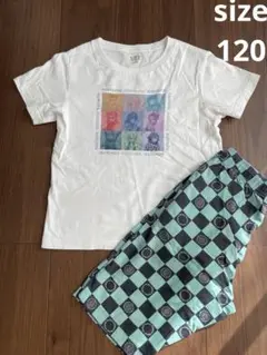 UNIQLO 鬼滅の刃　Tシャツ　ハーフパンツセット　120