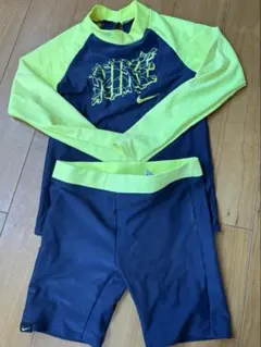 Nike 水着 ネイビー/イエロー 120cm