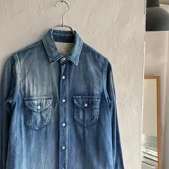 ジャーナルスタンダード Luxe chimala ダメージ加工 デニムシャツのサムネイル