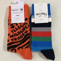 【新品未使用】Happy Socks メンズ　ソックス 2足セット