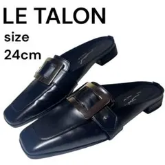美品✨LE TALON ×MAKI KANEKO ローファーミュール 24cm