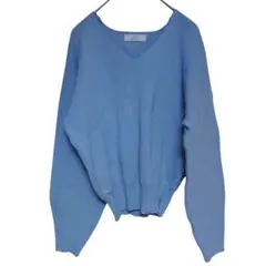 cepo セポ　ライトブルー 　Vネック　セーター 長袖