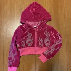 SHEIN ピンク フレイム柄 セットアップ8Y