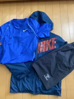 ナイキプロ ブルー ウィンブレ M ヒュンメル短パン160