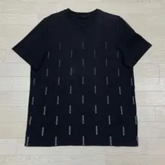 モンクレール バックロゴ ラバーワッペン M 黒Tシャツ 国内正規品 