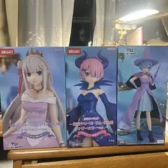 Re:ゼロ SSSフィギュア レムラム エミリア眠り姫 アナザーカラー