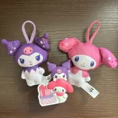 マイメロディ ぬいぐるみセット 紫 ピンク　マクドナルドハッピーセット