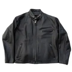 USA製希少美品Schottショット/立襟シングル641/50大きいサイズ50