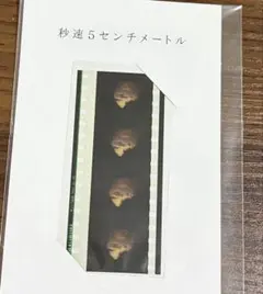 秒速5センチメートル　映画　フィルム　35mm 新海誠　セル　グッズ s*h様 映画 秒速5センチメートル オフィシャルグッズ 本編風景