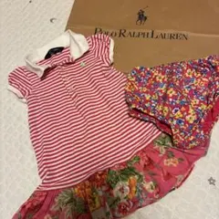 ラルフローレン　ワンピース　セット　85 80 花柄　ボーダー