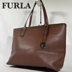 【極美品/付属品完備】フルラ グレイン ケリア 2way ハンドバッグ レザー 極美品/付属品完備】フルラ グレイン ケリア 2way ハンドバッグ