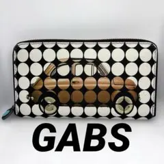 【希少・イタリア製】GABS × FIAT 500 コラボ 長財布 ドット柄