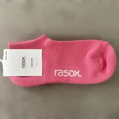 rasox ピンク ソックス M (24-26cm) 日本製　ラソックス