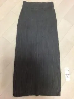美品♡cocaリブニットチャコールグレー タイトスカート