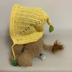 ハンドメイド レモンの帽子 かぎ針編み