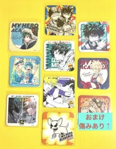 ヒロアカ　アート コースター RIVALS 爆豪　緑谷　デク rivals