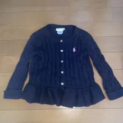 ラルフローレンキッズ18M(85cm)紺色カーディガン